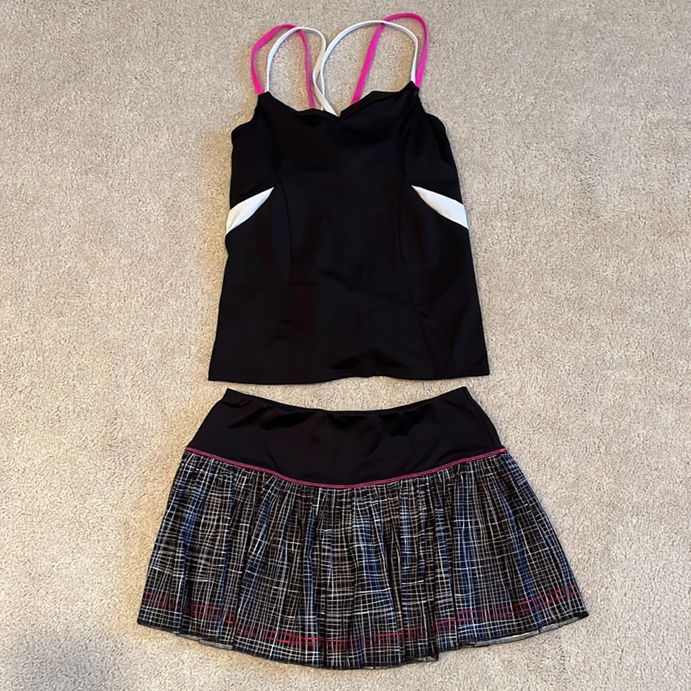 Lucky in love 2 piece tennis outfit